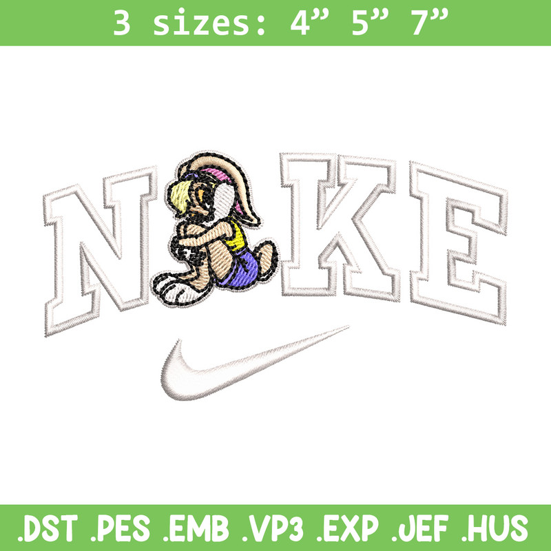 Nike bunny cartoon Embroidery Design, Cartoon Embroidery, Nike Embroidery, Embroidery File, Logo shirt, Digital download.jpg