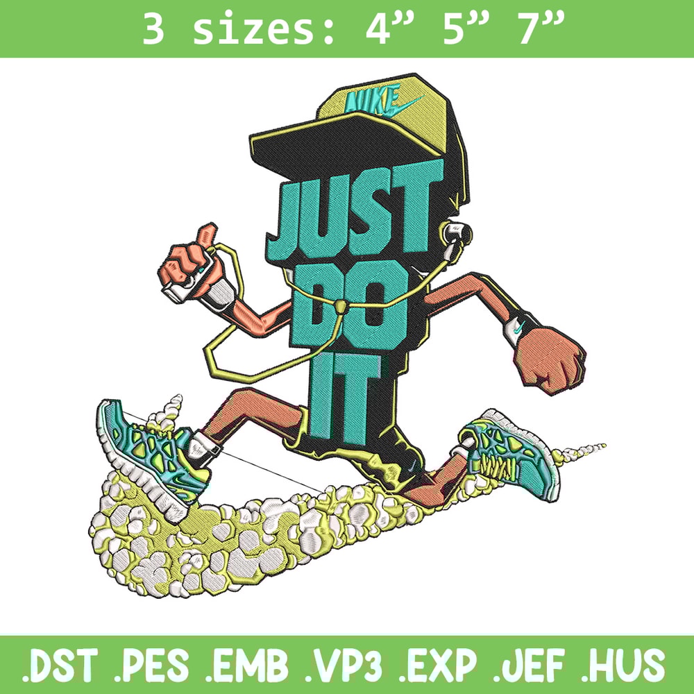 Nike just do it Embroidery Design, Logo Embroidery, Embroidery File, Nike Embroidery, Anime shirt, Digital download.jpg