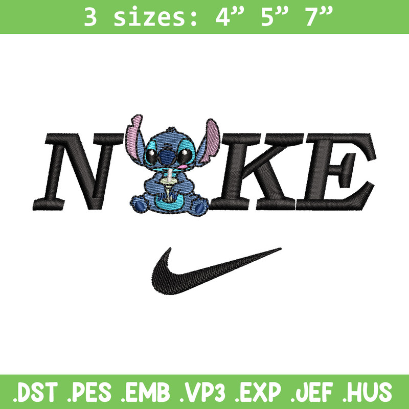 Nike x stitch embroidery design, Stitch embroidery, Nike design, Embroidery shirt, Embroidery file, Digital download.jpg