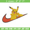 Pikachu x nike Embroidery Design, Pokemon Embroidery, Embroidery File, Nike Embroidery, Anime shirt, Digital download..jpg