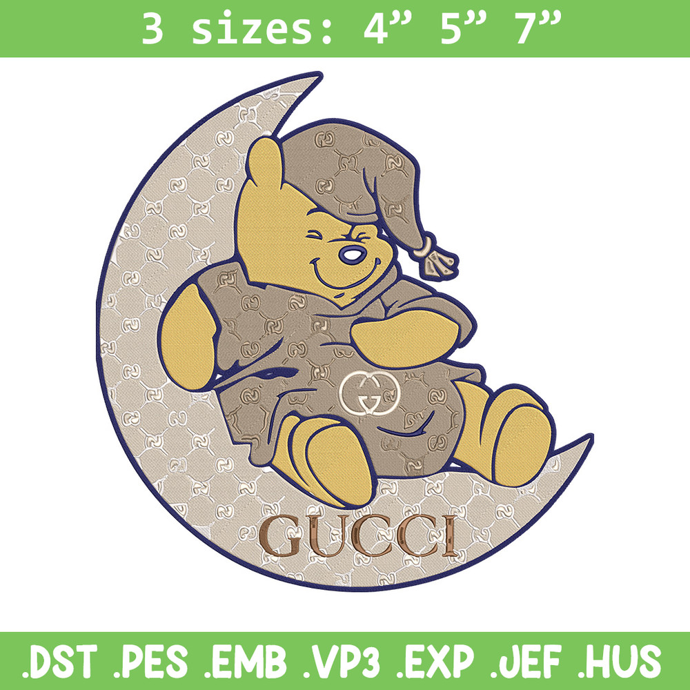 Pooh gucci Embroidery Design, Pooh Embroidery, Embroidery File, Gucci Embroidery, Anime shirt,Digital download.jpg