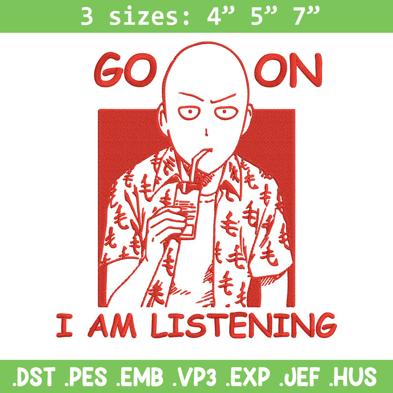 Saitama box Embroidery Design, One punch man Embroidery, Embroidery File, Anime Embroidery,Anime shirt,Digital download.jpg