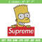 Simpson Supreme Embroidery design, Simpson Embroidery, cartoon design, Embroidery File, logo shirt, Instant download..jpg