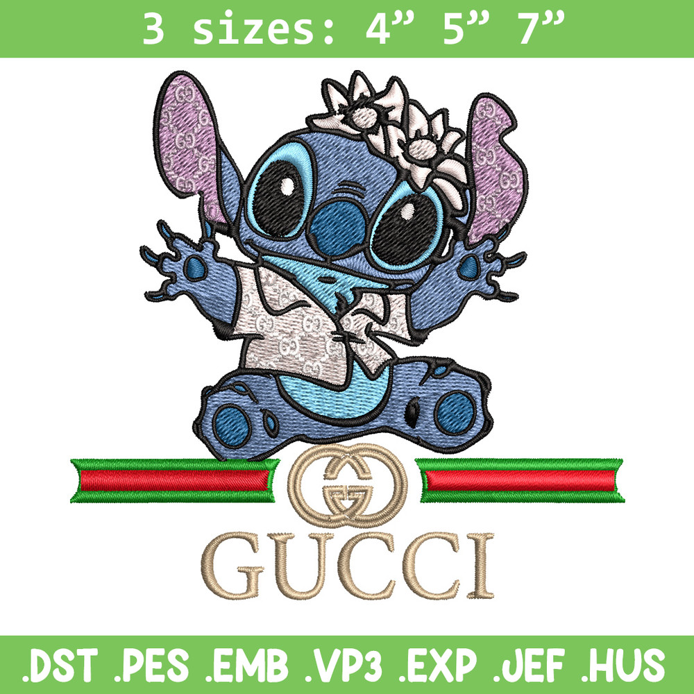 Stitch baby gucci Embroidery Design, Gucci Embroidery, Embroidery File, Logo shirt, Sport Embroidery, Digital download..jpg