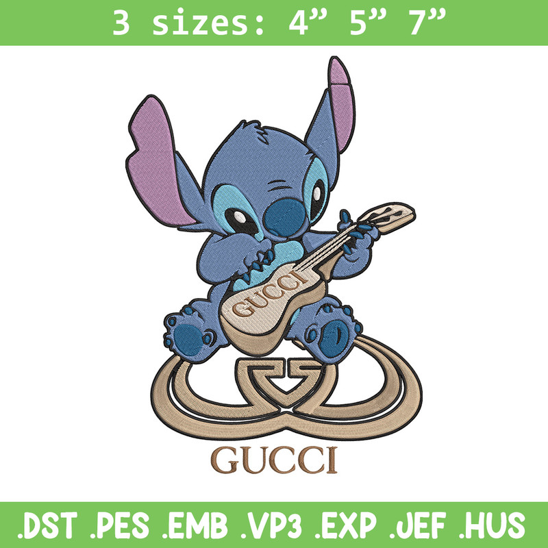 Stitch x gucci Embroidery Design, Gucci Embroidery, Embroidery File, Gucci Embroidery, Anime shirt, Digital download.jpg