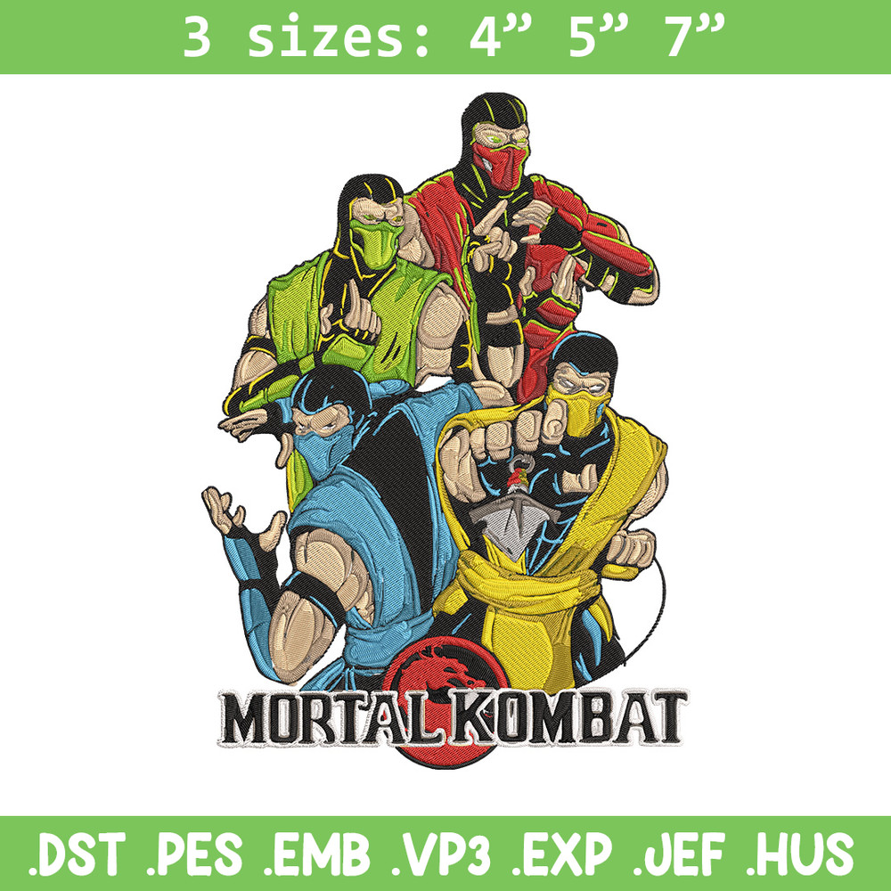 Sub Zero Embroidery Design, Mortal kombat Embroidery, Embroidery File, Anime Embroidery, Anime shirt, Digital download.jpg