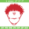 Sukuna face Embroidery Design, Jujutsu Embroidery, Embroidery File, Anime Embroidery, Anime shirt, Digital download..jpg