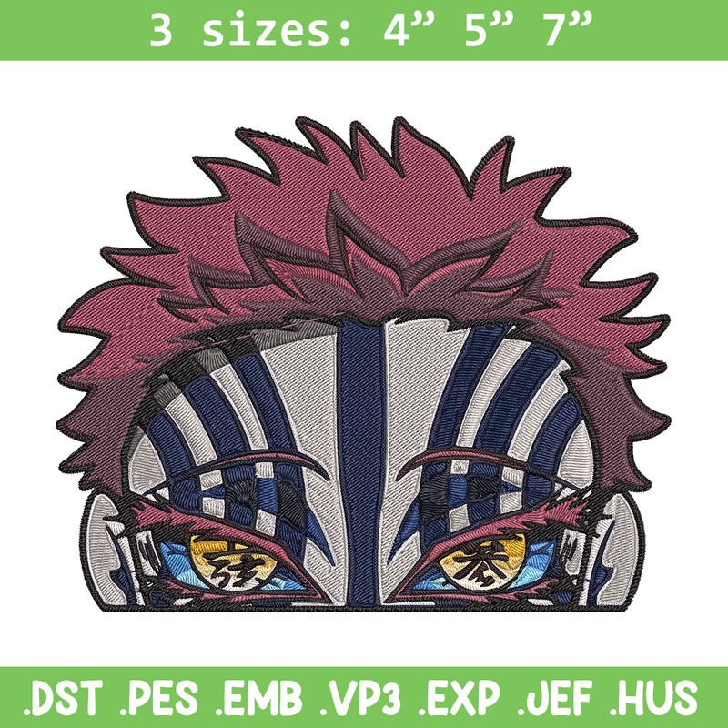Akaza Embroidery Design, Demon slayer Embroidery, Embroidery File, Anime Embroidery, Anime shirt, Digital download.jpg