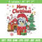 Bluey merry chrismas Embroidery Design,Bluey Embroidery, Embroidery File, Chrismas Embroidery, Digital download.jpg