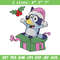 Bluey merry embroidery design, Bluey embroidery, Chrismas design, Embroidery file, Embroidery shirt, Digital download.jpg