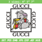 Cartoon Gucci Embroidery design, Cartoon Gucci Embroidery, cartoon design, Embroidery File, Gucci logo, Instant download.jpg