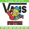 Bart Simpson Vans Embroidery design, Simpson Embroidery, cartoon design, Embroidery File, Instant download..jpg