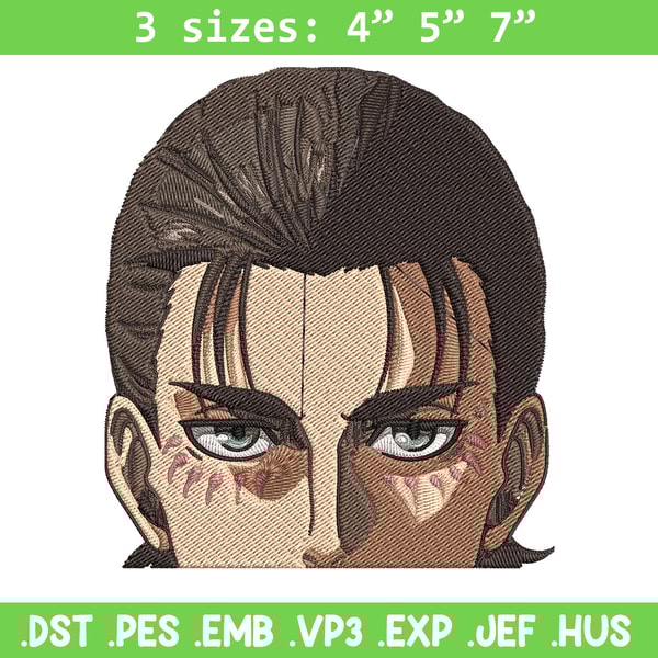 Eren Peeker Embroidery Design, Aot Embroidery, Embroidery File, Anime Embroidery, Anime shirt, Digital download..jpg