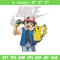 Satoshi and pikachu Nike Embroidery design, Pokemon Nike Embroidery, Nike design, Embroidery file, Instant download..jpg