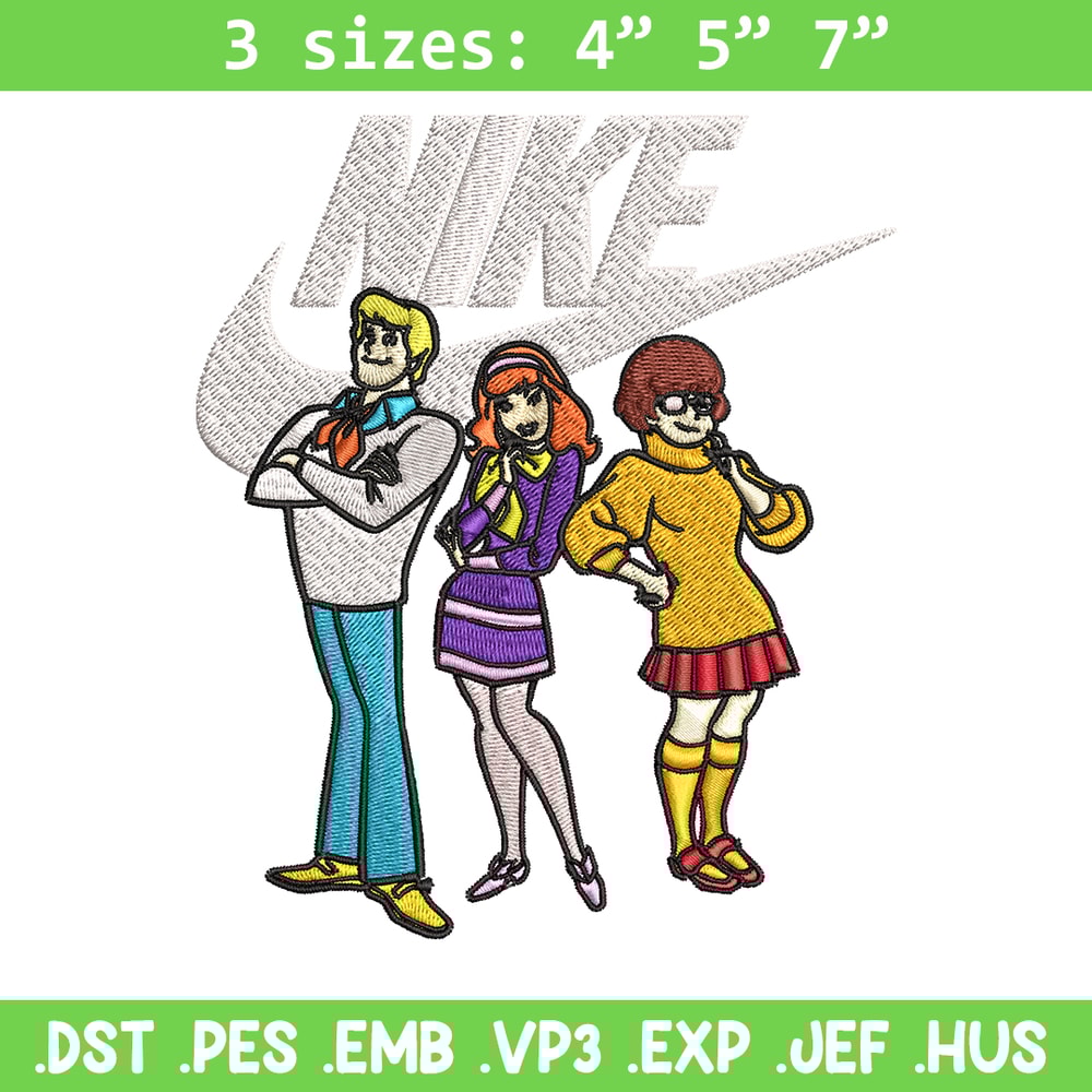 Scoopy doo Nike Embroidery design, Cartoon Embroidery, Nike design, Embroidery file, cartoon shirt, Instant download..jpg