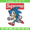 Supreme Sonic Embroidery design, Supreme Sonic Embroidery, cartoon design, Embroidery File, Instant download..jpg