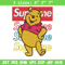 Supreme Winnie The Pooh Embroidery design, Winnie The Pooh Embroidery, cartoon design, Embroidery File, Instant download.jpg