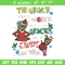 The grinch logo Embroidery design, Grinch christmas Embroidery, Grinch design, Embroidery File, Instant download.jpg