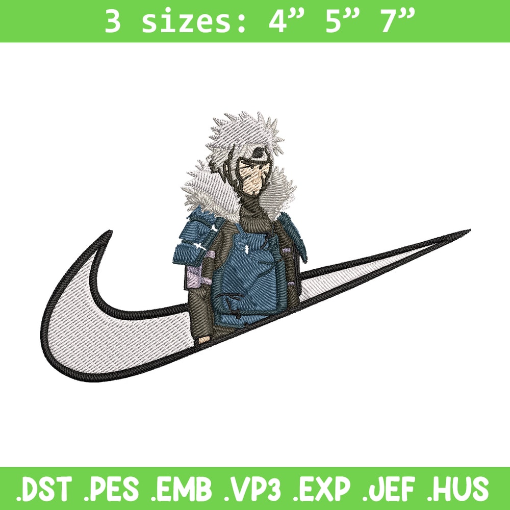 Tobirama x nike Embroidery Design, Naruto Embroidery, Embroidery File, Nike Embroidery, Anime shirt, Digital download.jpg