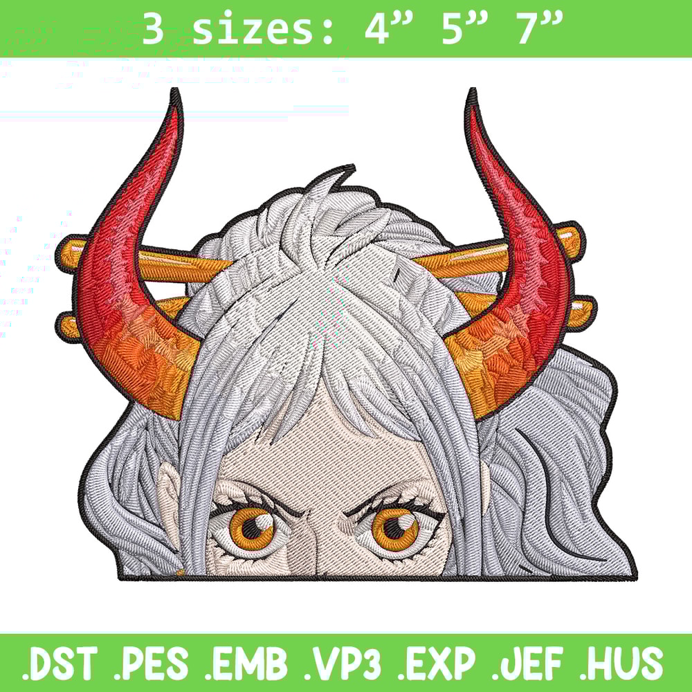 Yamato peeker Embroidery Design, One piece Embroidery, Embroidery File, Anime Embroidery,Anime shirt,Digital download.jpg