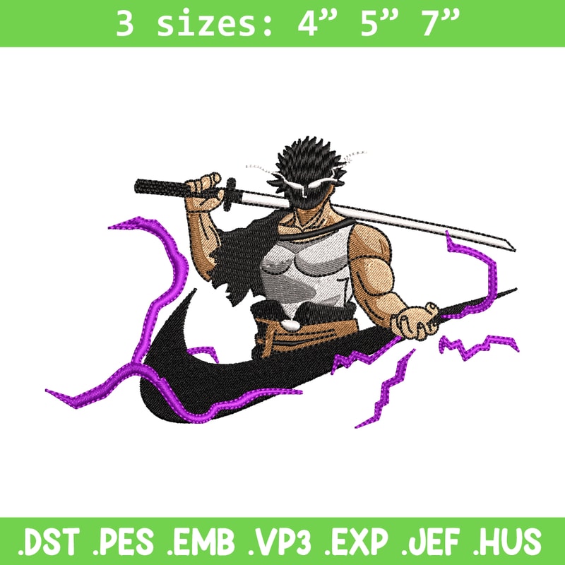 Yami Sukehiro Nike embroidery design, Black Clover embroidery, Nike design, anime design, anime shirt, Digital download.jpg