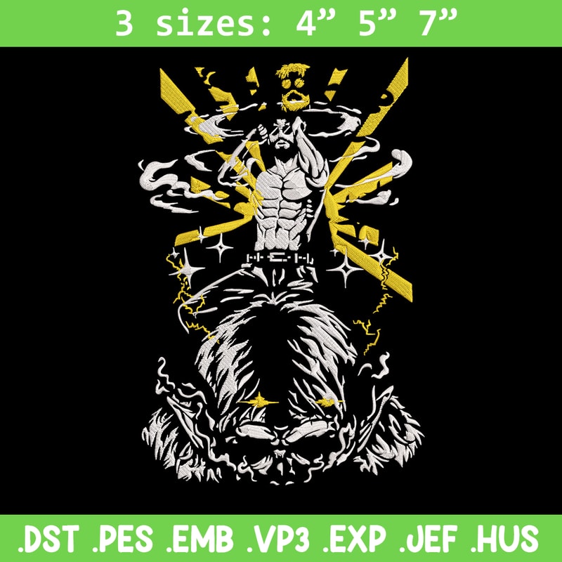 Zeke Yeager Embroidery Design, Aot Embroidery, Embroidery File, Anime Embroidery, Anime shirt, Digital download..jpg