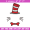 Dr Seuss Hat Embroidery Design, Dr seuss Embroidery, Embroidery File, logo shirt, Embroidery design, Digital download.jpg