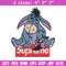 Eeyore Supreme Embroidery design, Eeyore Supreme Embroidery, cartoon design, Embroidery File, Instant download..jpg
