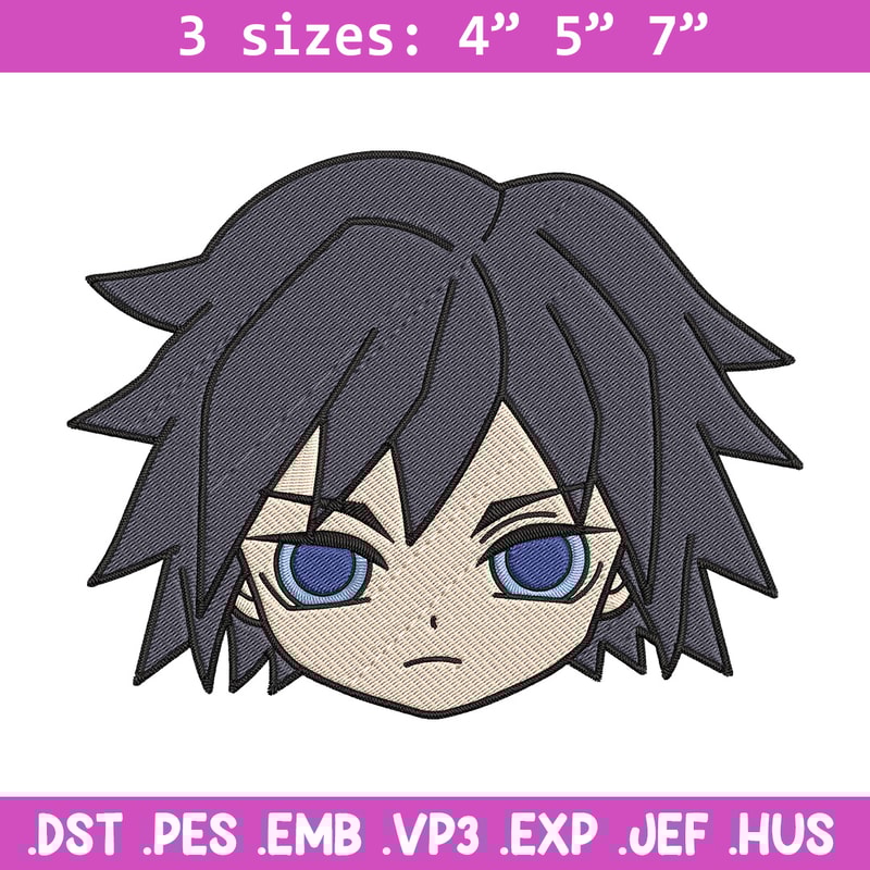 Giyuu chibi Embroidery Design,Demon slayer Embroidery,Embroidery File,Anime Embroidery,Anime shirt, Digital download.jpg