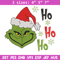 Grinch hohoho embroidery design,Chrismas design, Embroidery shirt, Embroidery file, Grinch embroidery, Digital download.jpg
