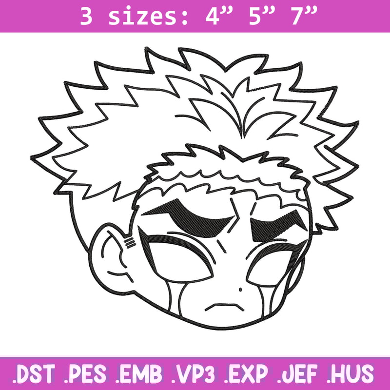 Gyomei chibi Embroidery Design,Demon slayer Embroidery,Embroidery File,Anime Embroidery,Anime shirt, Digital download.jpg