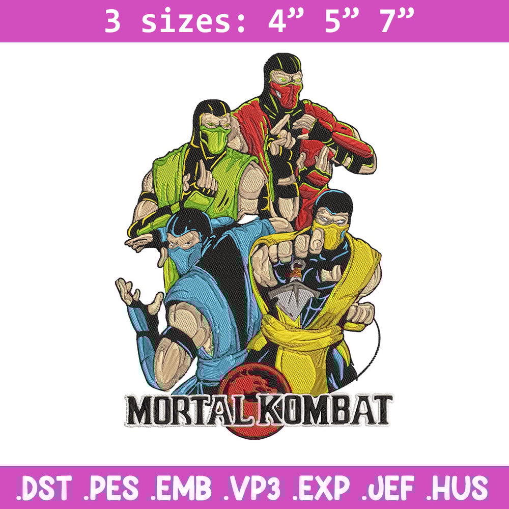 Sub Zero Embroidery Design, Mortal kombat Embroidery, Embroidery File, Anime Embroidery, Anime shirt, Digital download.jpg