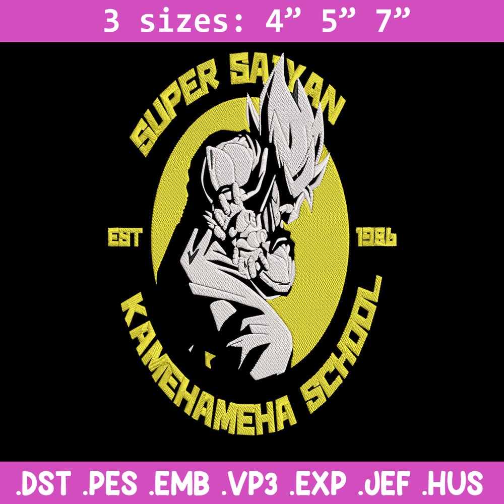 Super saiyan Embroidery Design, Dragonball Embroidery, Embroidery File, Anime Embroidery, Anime shirt, Digital download.jpg