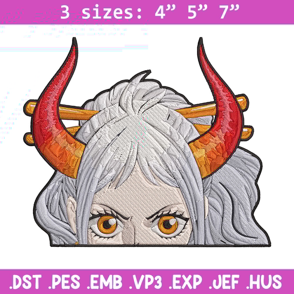Yamato peeker Embroidery Design, One piece Embroidery, Embroidery File, Anime Embroidery,Anime shirt,Digital download.jpg