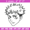 Yuji face Embroidery Design, Jujutsu Embroidery, Embroidery File,Anime Embroidery, Anime shirt, Digital download.jpg