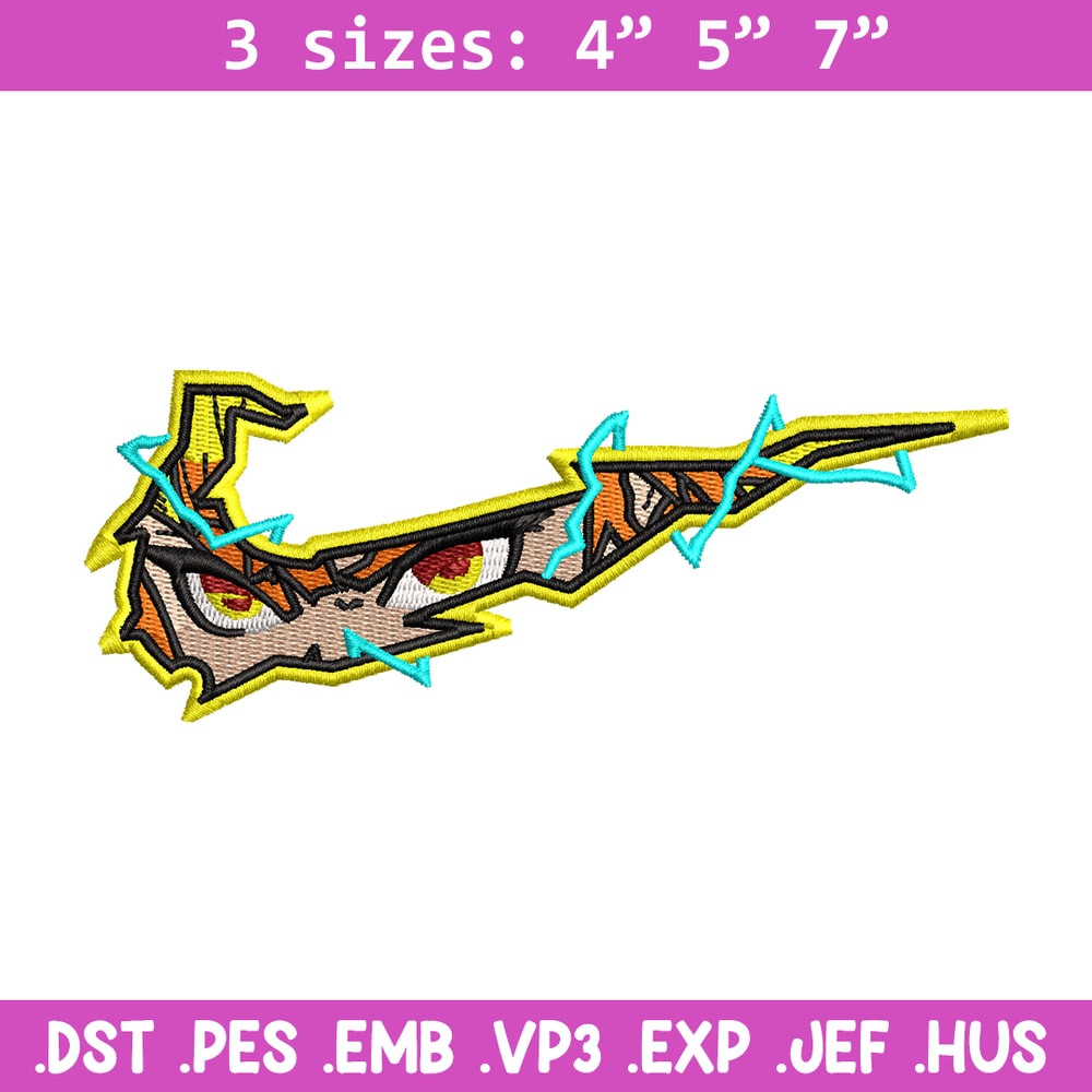 Zenitsu Eyes nike embroidery design, Kimetsu no Yaiba embroidery, nike design, anime shirt, digital download.jpg