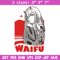 Zero two waifu Embroidery Design, Zero Two Embroidery, Embroidery File, Anime Embroidery, Anime shirt, Digital download.jpg