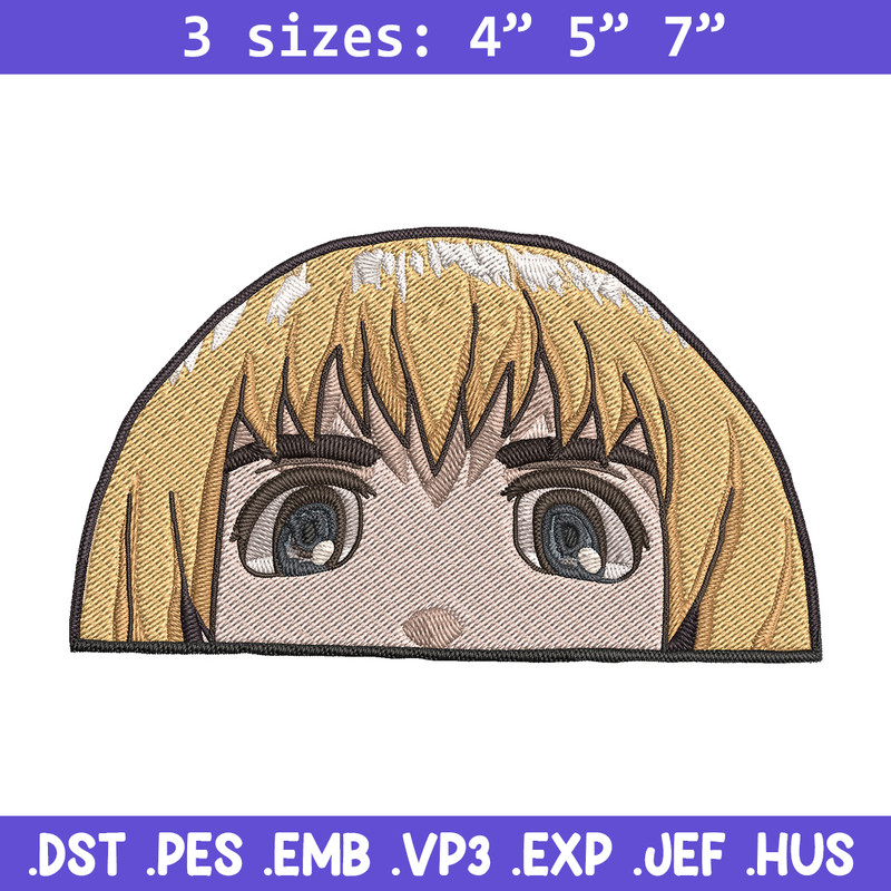 Armin Peeker Embroidery Design, Aot Embroidery, Embroidery File, Anime Embroidery, Anime shirt, Digital download.jpg