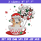 Bingo chrismas Embroidery Design, Bluey Embroidery, Embroidery File, Chrismas Embroidery, Anime shirt, Digital download.jpg