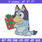 Bluey gift Embroidery Design, Bluey Embroidery, Embroidery File, Chrismas Embroidery, Anime shirt, Digital download.jpg