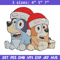 Bluey x Bingo Embroidery Design, Bluey Embroidery, Embroidery File, Chrismas Embroidery, Anime shirt, Digital download.jpg