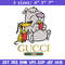 Cartoon Gucci Embroidery design, Cartoon Gucci Embroidery, cartoon design, Embroidery File, Gucci logo, Digital download.jpg