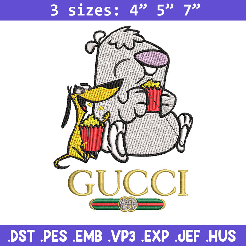 Cartoon Gucci Embroidery design, Cartoon Gucci Embroidery, cartoon design, Embroidery File, Gucci logo, Digital download.jpg