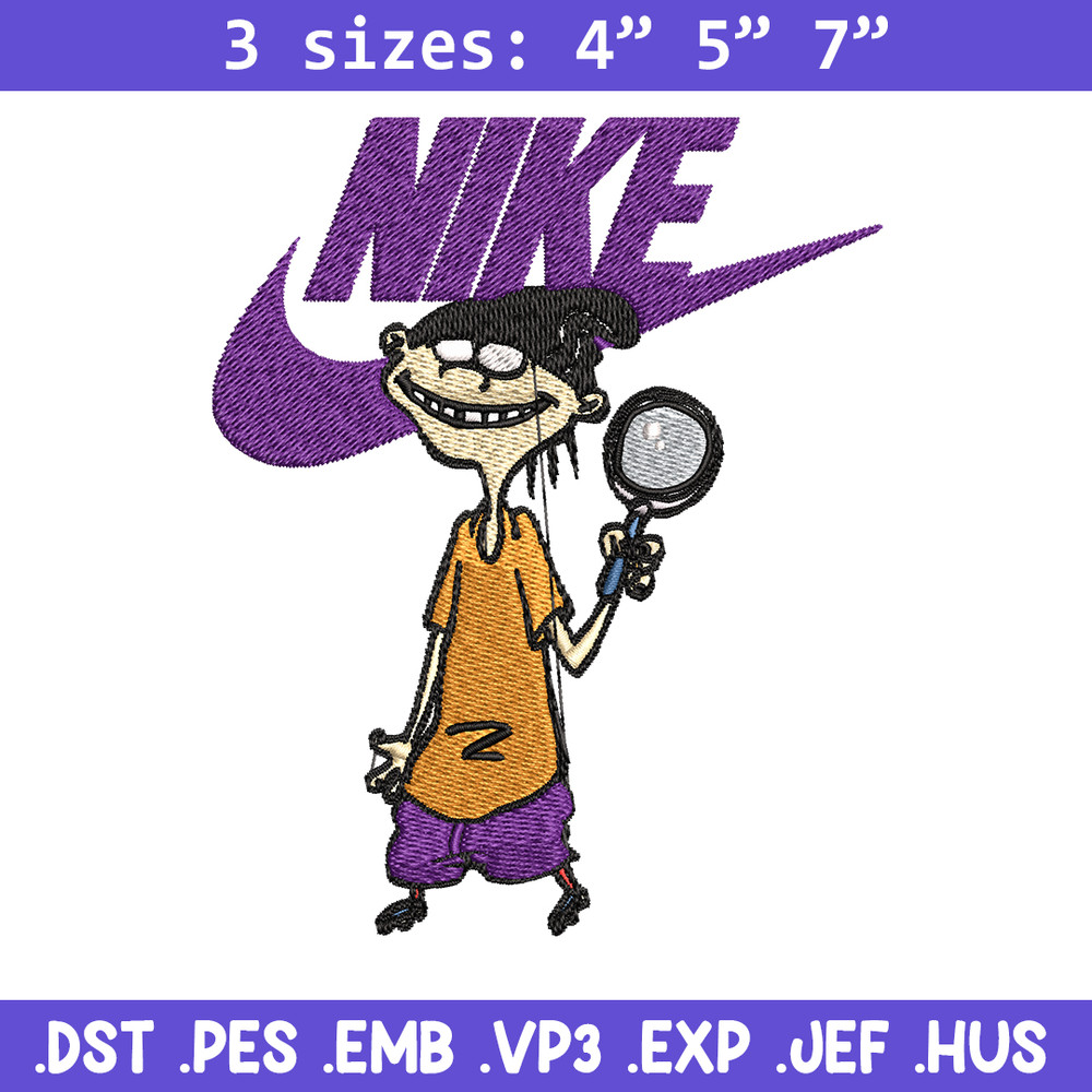 Cartoon Nike Embroidery design, Cartoon Embroidery, Nike design, Embroidery file, logo nike shirt, Instant download.jpg
