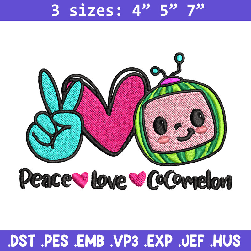 Cocomelon Logo Embroidery design, Cocomelon Embroidery, logo design, Embroidery File, logo shirt, Instant download..jpg