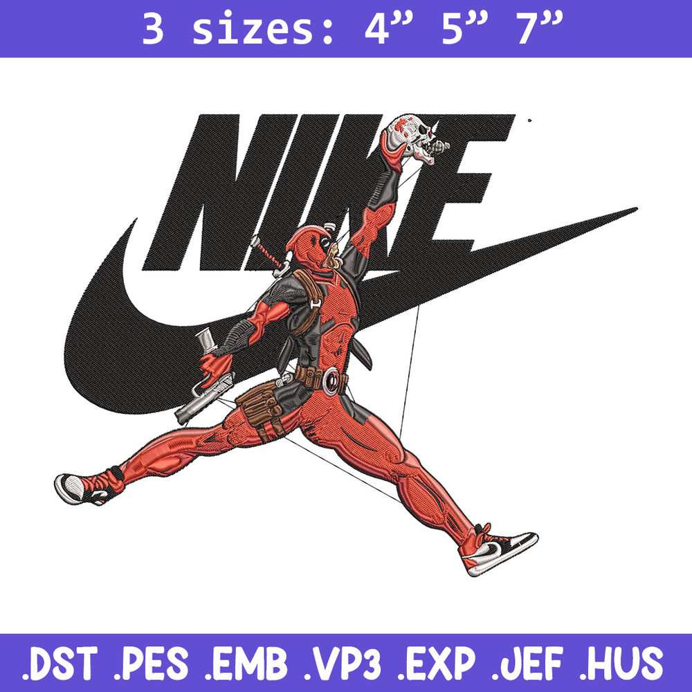 Deadpool nike Embroidery Design, Deadpool Embroidery, Embroidery File,Nike Embroidery, Anime shirt, Digital download.jpg