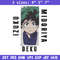 Deku poster Embroidery Design, Mha Embroidery, Embroidery File, Anime Embroidery, Anime shirt, Digital download.jpg