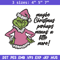 Grinch chrismas Embroidery Design, Grinch Embroidery, Embroidery File, Chrismas Embroidery, Anime shirt,Digital download.jpg