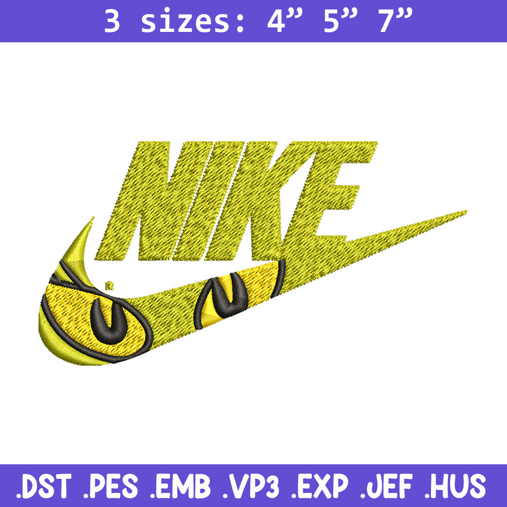 Grinch eyes nike Embroidery Design, Nike Embroidery, Brand Embroidery, Embroidery File, Logo shirt, Digital download.jpg
