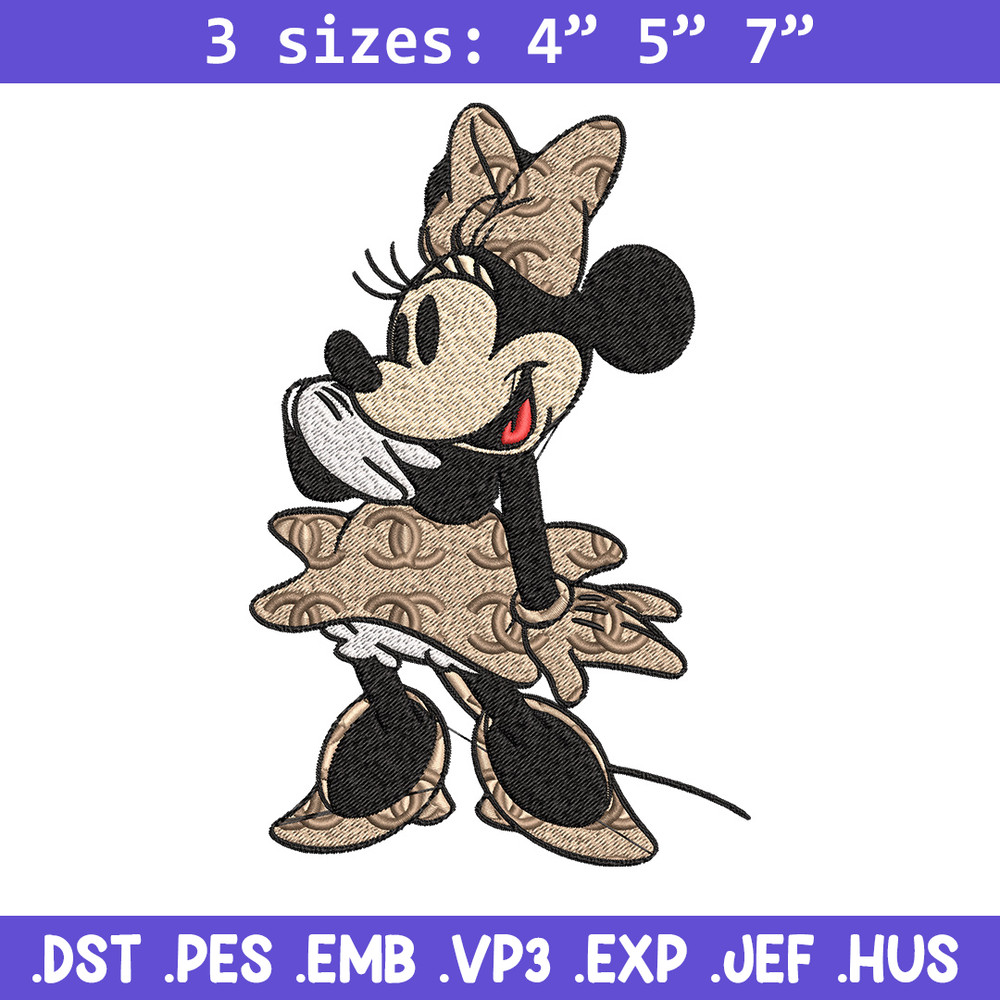 Minnie fun gucci Embroidery Design, Gucci Embroidery, Brand Embroidery, Logo shirt, Embroidery File, Digital download.jpg